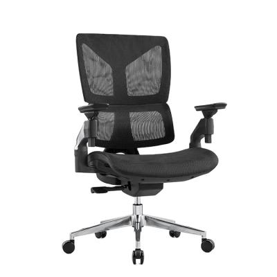 China Ergonomic Office ChairModern Mesh Chair (Size) High Back Single Adjustable Swivel Black Nylon Desk Mid-Back for sale