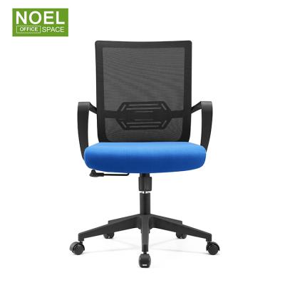 China Adjustable Comfort Accent Gaming Desk (Height) Chairs Ergonomic Mid Back Ergonomic Mesh Chair with Wheels Office Chair for sale