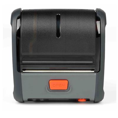 China 3inch 80mm Barcode Black And White Movable Rugged Blue Label Tooth Thermal Barcode Printer for sale