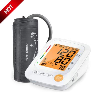 China Plastic CE Approved Portable Digital BP Machine Hospital Arm Medical Blood Pressure Measurement Monitor For Wholesale for sale