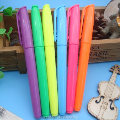 China Promotional Markers & High Quality Highlight Bars Fluorescent Pen With 6 Colors High School Supplies Stationery Luminous Pencil OT-806 for sale