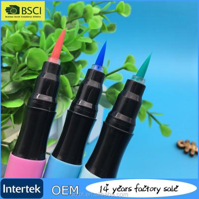 China Good Quality Color Pen With Bursh Tip Water Color Brush Pen For School Supply Art Marker Drawing Stationery OT-805 for sale