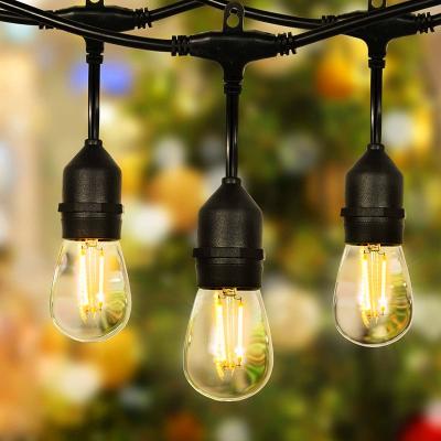 China Residential Outdoor Waterproof S14 String Filament 48 Ft LED Bulb For 2W 4W E26 E27 String Light Bulb for sale