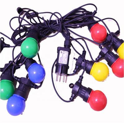 China Garden RGBCW 6.6m garden RGBCW 6.6m multi colors rgbw string light IP67 bulb wifi smart plastic string lights for sale