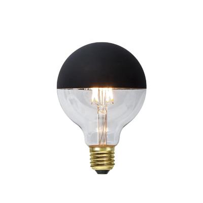 China Residential Top Graphite Filament Bulb Daylight G125 5W Led Filament Bulb E27 E26 Dimmable Base Led Filament Bulb for sale