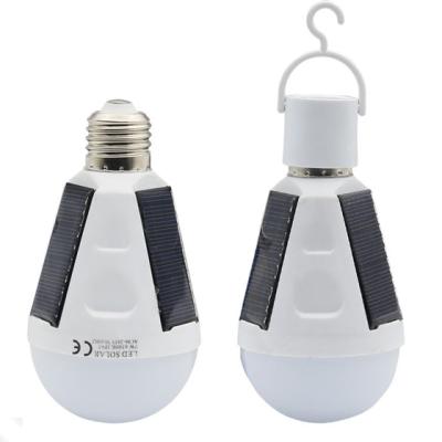 China Solar Illumination Emergency Bulb Light E27 B22 7W 12W 10W Solar Camping Lighting for sale