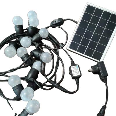 China Alexa IP65 String Lighting SEHON Tuya Smart Waterproof String Lights Decorative Solar Light Sensor String Lights for sale