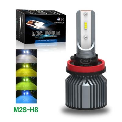 China Super Bright M2S Automotive Led Headlight Bulbs 50W Golongtech 20000lm Led C6 H8 Light Car Auto Led Headlights for sale