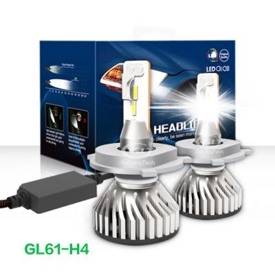 China Automotive led headlight led auto headlight GL61 H4 8000 lumen led headlight bulbs 9004 car 9007 H13 led headlight for sale