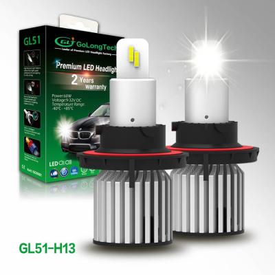 China Automotive led headlight H13 GL51 led headlight 6000 lumen LED headlight bulbs car headlight bulb for sale