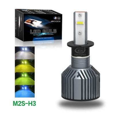 China Super bright led headlight and fog light bulbs M2S H3 50W Golongtech 20000lm led car light C6 H11 auto led car headlights faros led led bombilla for sale