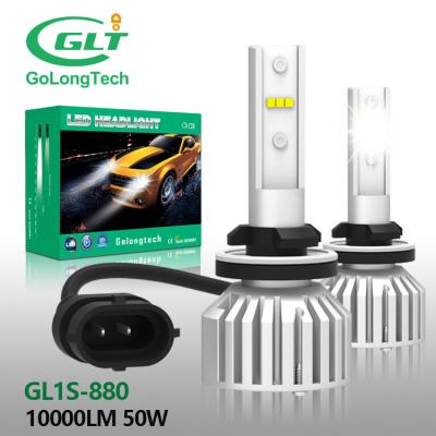 China Auto Led Headlight Bulb GL1S K5 100W 10000lm H27w/1 H27w Headlight Fog Light Bulb 880 881 Led Headlight Golongtech Factory for sale