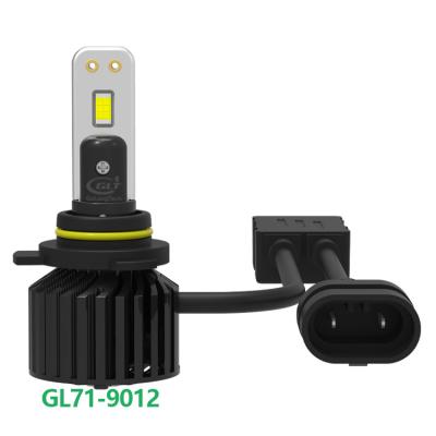 China Automotive Led Headlight GL71 9012 LED High Brightness Led Headlamp H7 H16 9006 H3 Led Headlight Bulbs C321 for sale