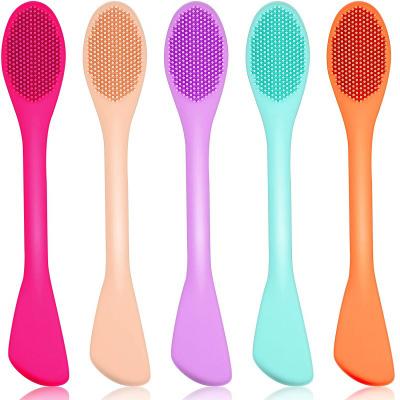 China DEEP CLEANSING Silicone Face Mask Brush Beauty Tools Flexible Silicone Face Mask Application Brush for sale