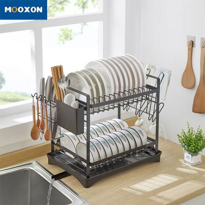 China Sustainable Home Kitchen Metal Storage Dish Rack Dish Drying Racks For Cabinets for sale