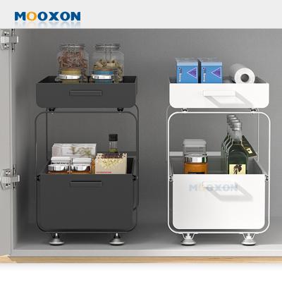 China Viable Storage Rack Consumable Material Under Kitchen Under Sink Storage Rack for sale