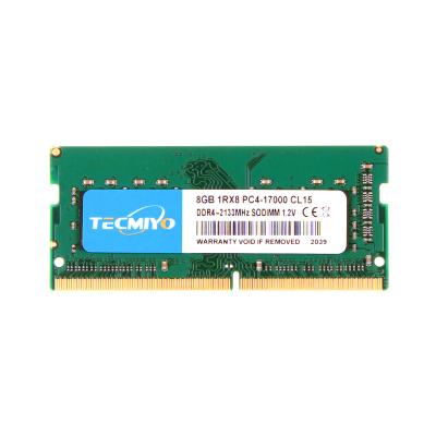 China TECMIYO LAPTOP COMPUTER LAPTOP Wholesale Price Laptop Memory Ram PC4 17000 1Rx8 SODIMM Ram DDR4 8GB 2133mhz Memoria for sale