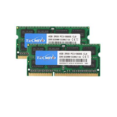 China Wholesale Price DDR3 4GB PC3 10600S 1333MHZ Laptop sodimm Lifetime Warranty Ram Computer Memory for sale