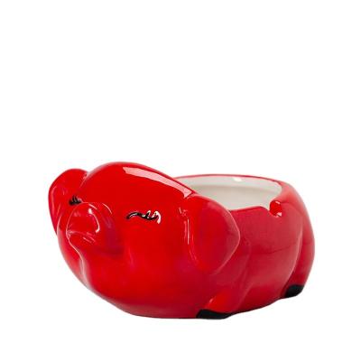 China Minimalist net red cute creative trend personality Nordic Institute of Statistics pink pig ashtray girl heart ashtray household pig for sale