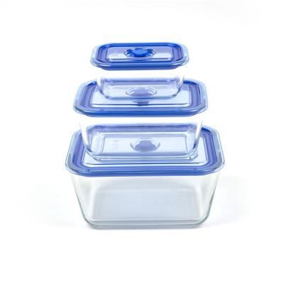 China Good Quality Microwavable BPA Free Rectangle Airtight Seal Food Airtight Storage Container for sale