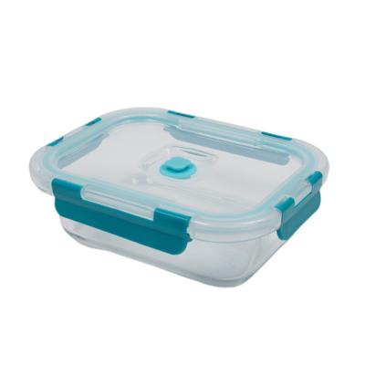 China 2021 New Design Microwavable BPA Free Glass Airtight Food Storage Container for sale