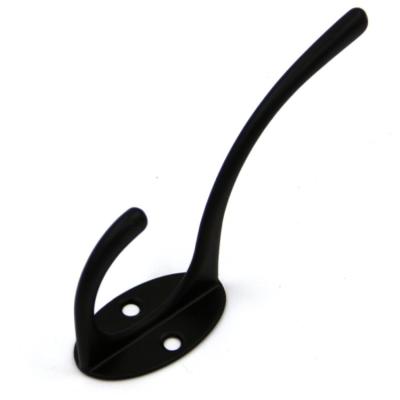 China Hoy Zinc Alloy Stocked Clothes Hook Antique Thick Simple Wall Mounted Large Clothes Hook for sale