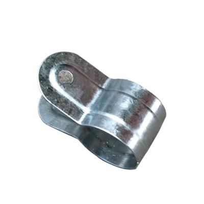 China Greenhouse Pipe Joint China Galvanized Strip Steel Pipe Brace Connecting Flange for sale