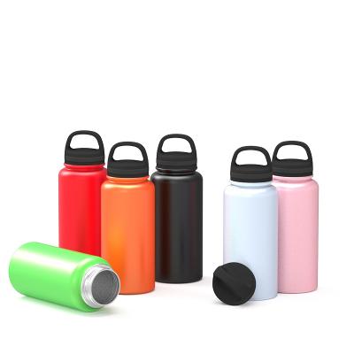 China 20oz / 30oz Sustainable Durable Double Wall 304 Stainless Steel Flask Sports Water Bottle For Outdoor for sale