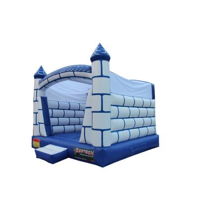 China Commercial grade 0.55mm (outdoor PVC tarpaulin inflatable house shop 1000D household bouncy castle for sale