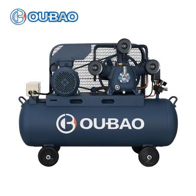 China Oubao 3kw 4hp Oil Free Three Phase High Pressure Industrial Belt Driven Air Compressor for sale