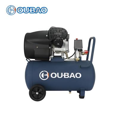 China Factory Sale Oil Free 50L 2.5hp Portable Direct Driven Oubao Air Compressor for sale