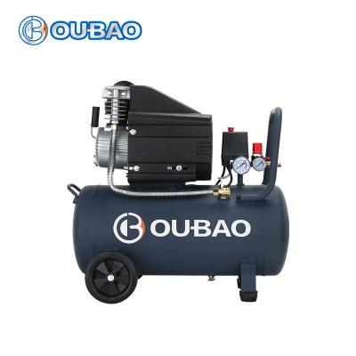 China Hot Selling 50L 2hp Oil Free Portable Direct Driven Mini Air Compressor for sale