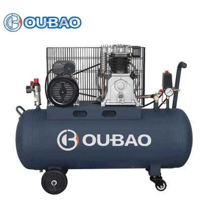 China Hot Selling Oil Free 2.2kw 3hp Air Compressor Portable Industrial Belt Driven Machine for sale