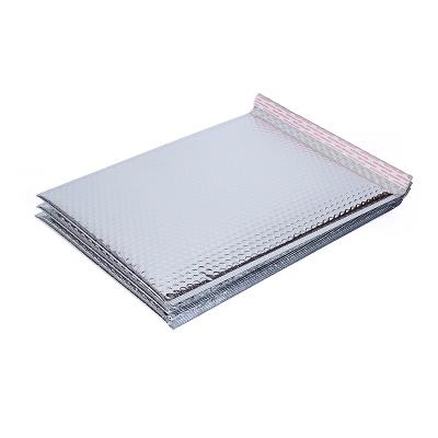 China Waterproof Big Promotion Silver Metallic Bubble Mailers 13x15.7 Inches Metallic Envelopes For Packaging Mailing Envelopes for sale