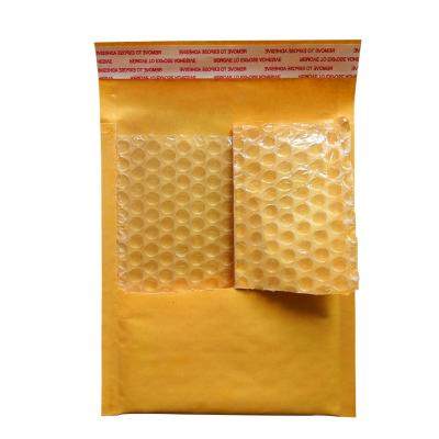 China Water Proof 240*360+40mm Biodegradable Kraft Postage Bag Bubble Mailing Envelope for sale