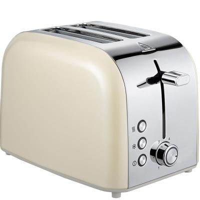 China Hot Sale New Design Household Sandwich Electric 2 Slice Stainless Steel Bread Smart Toaster for sale