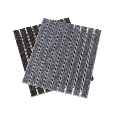 China Washable Aluminum Dust Scuffed Door Mat For Office Use Door Mat for sale