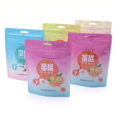 China Recyclable Custom Printed Matte Stand Up Pouch Aluminum Foil Mylar Bag Tea Food Packaging Plastic Bags With Reusable Ziplock for sale