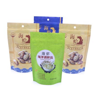 China Custom Printing Moisture Proof Biodegradable Stand Up Pouch Laminated Packaging Bags For Food Snacks Dried Fruit Nut Kraft Paper Pouch for sale