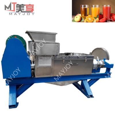 China 304 Mayjoy stainless steel double screw press juicer/garlic juice and ginger juice machine for sale