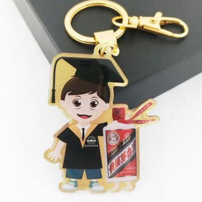 China Custom Customized Zinc Alloy Iron Metal Zinc Alloy Soft Hard Enamel Keychains From China Manufacturers for sale