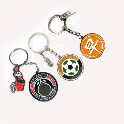 China custom made key chain factory custom made key chain size 3d metal cartoon keychain for sale