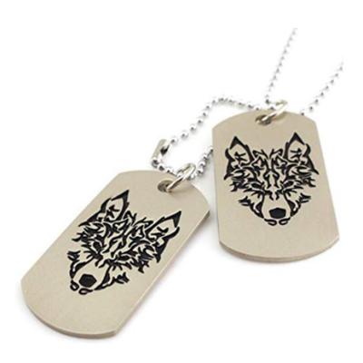 China Europe Stainless Steel Cheap Aluminum Blank Hang Tag Sign Dog Tag for sale