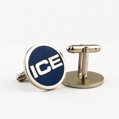 China 3D Designer Replica Shirt Promotional Cufflink With Letters for sale