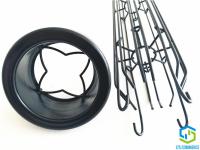 China Hanging Cap 110mm Star Filter Cages Epoxy Coating for sale