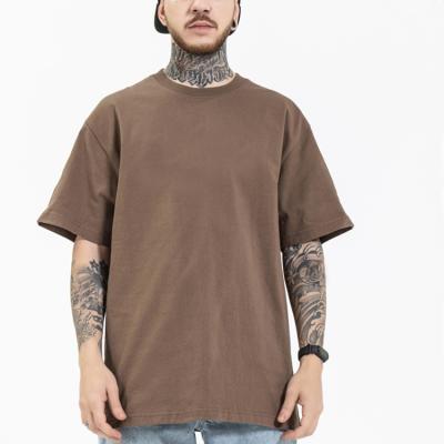 China Wholesale Custom QUICK DRY Custom Heavy Drop Shoulder Plain Plain 230gsm Cotton 230gsm Oversized T-Shirt for sale