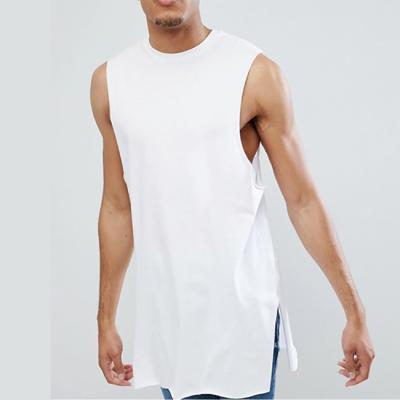 China Anti-pilling Men Muscle Singlet Gym Tank Top Bodybuilding Sleeveless Fitness Fitness Running Logo Tank Top Custom Made for sale