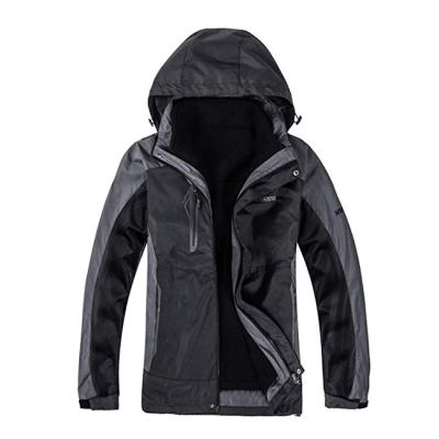 China Custom Wholesale Men's Mountain Two-piece Ski Jacket Outdoor Windproof Snow Waterproof Jacket Anti-UV for sale