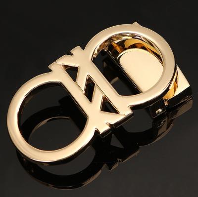 China High Quality 35mm Auto Zamak Two D Logo Connecting Auto Buckles for sale