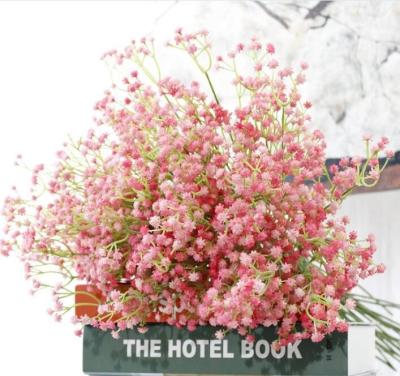 China 57CM artificial baby's breath flowers real touch silk latex for wedding decoration factory direct sales for sale